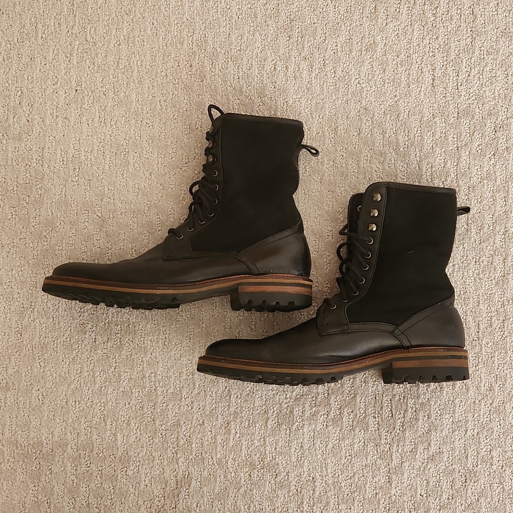 Mens Banana Republic Leather Boots with Lining - Picture 4 of 4